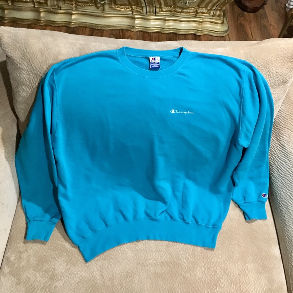 Champion Turquoise Sweatshirt. Excellent condition